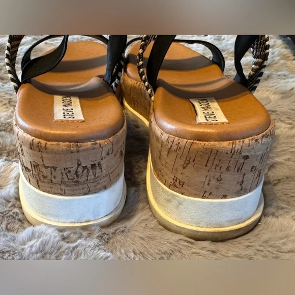 Steve Madden Platform Sandals 9.5 - Picture 4 of 6